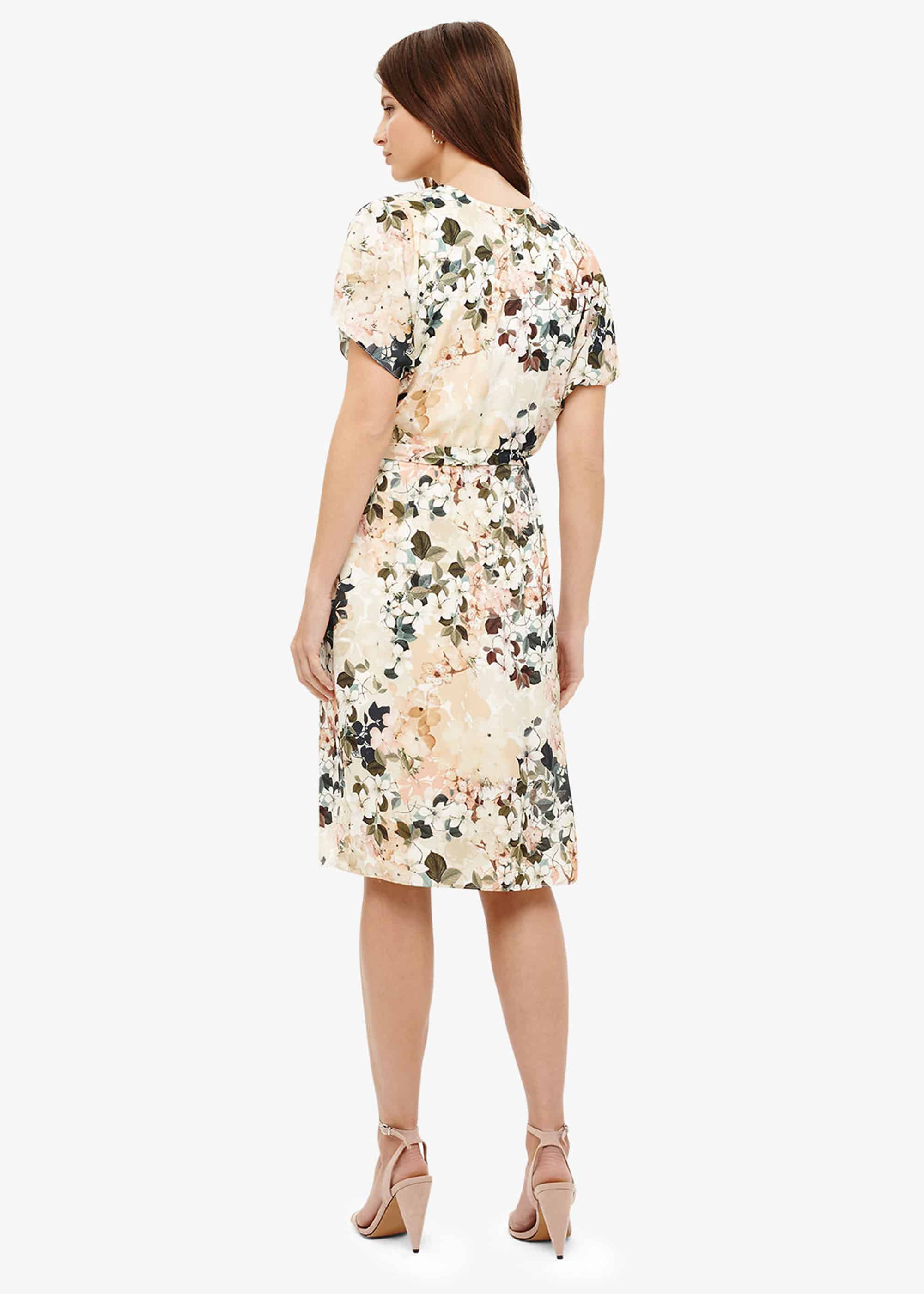 phase eight floral wrap dress