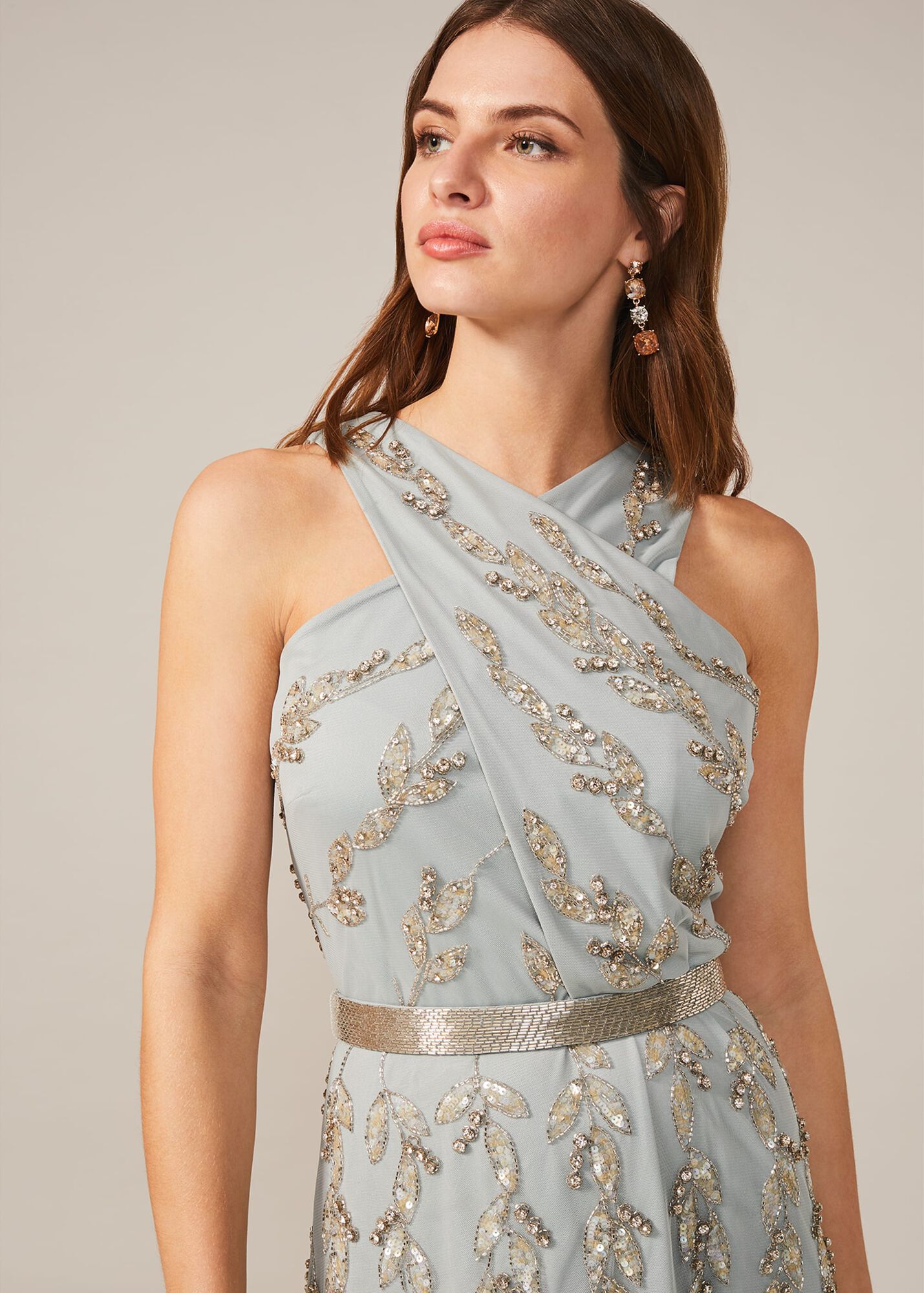 'Hallie' Print Maxi Dress