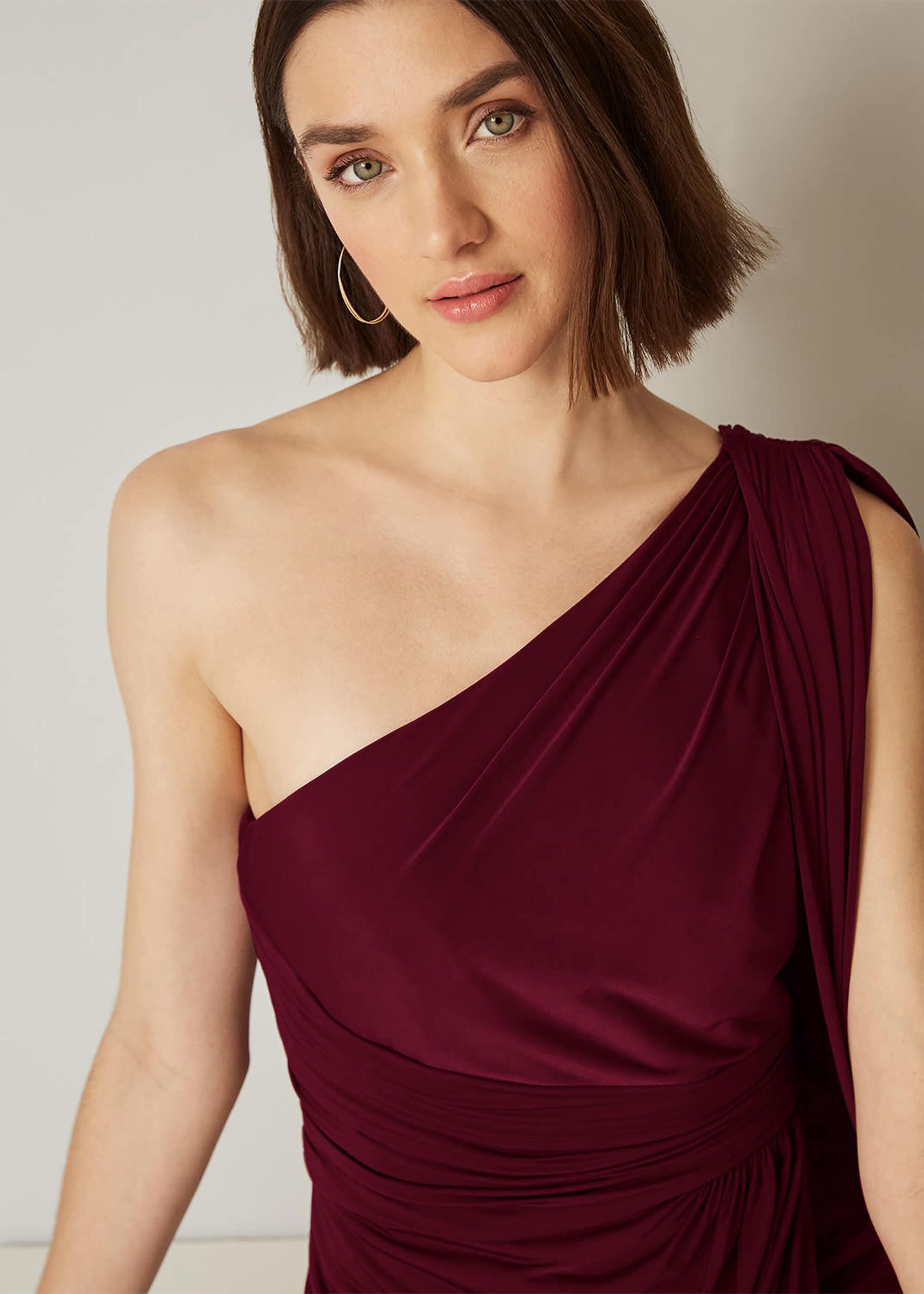 phase eight one shoulder dress