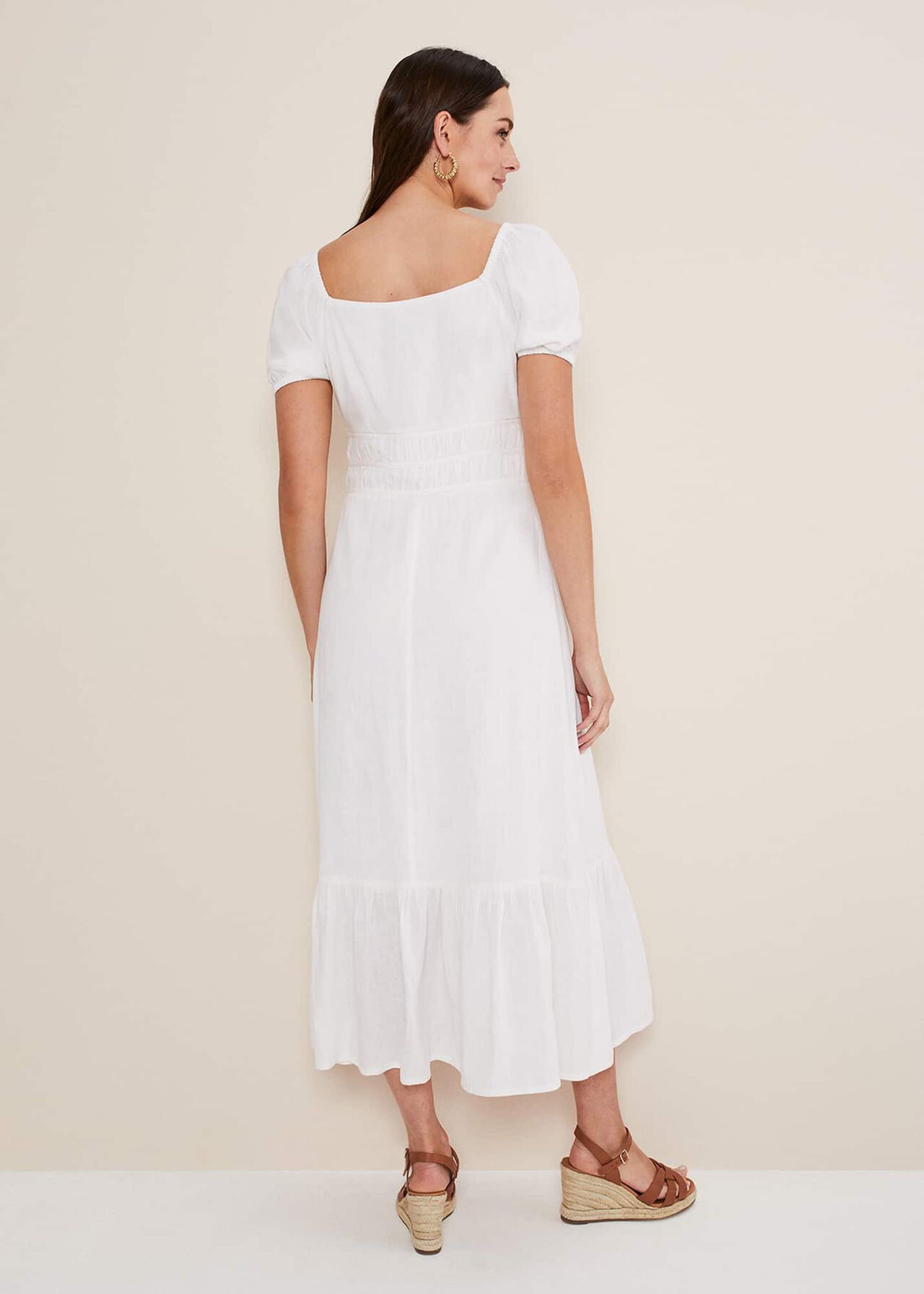 Maribella Linen Midi Dress