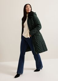 Hollie Midi Quilted Puffer