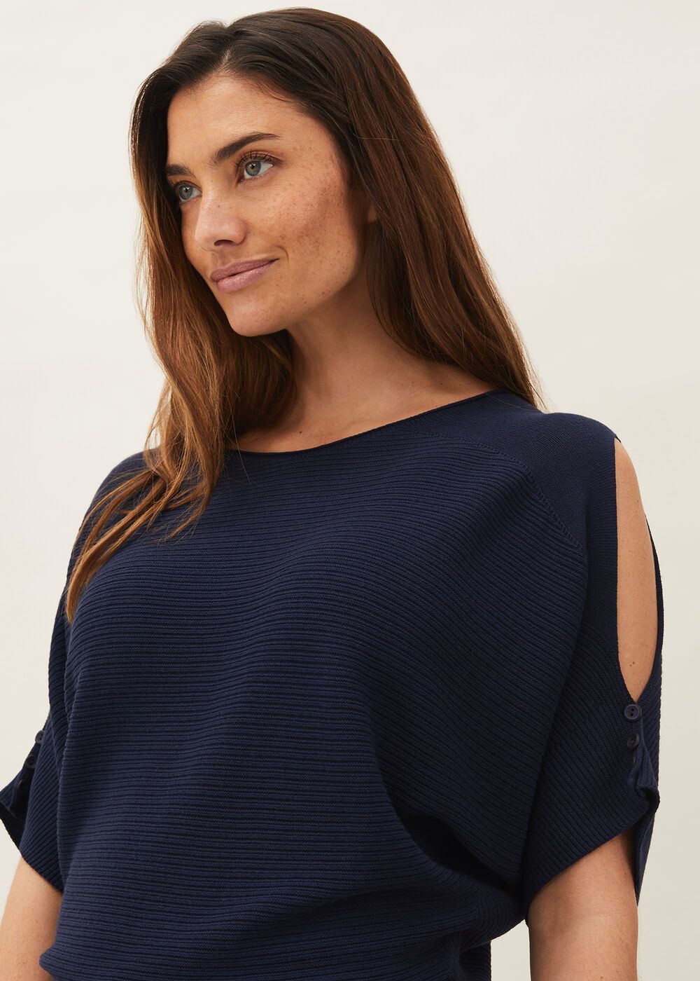 Alma Cold Shoulder Jumper