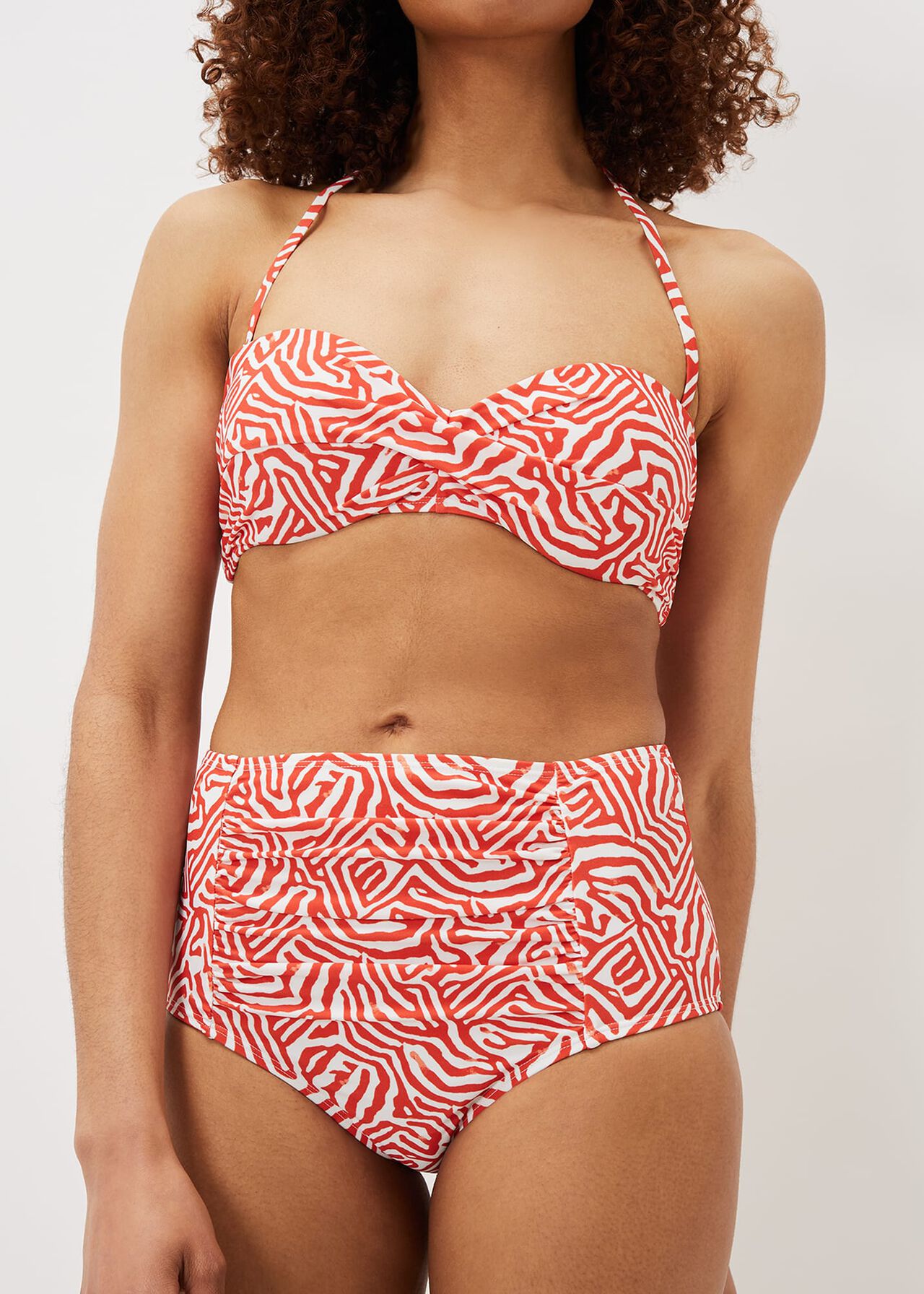 Isabelle Zebra Bikini Top