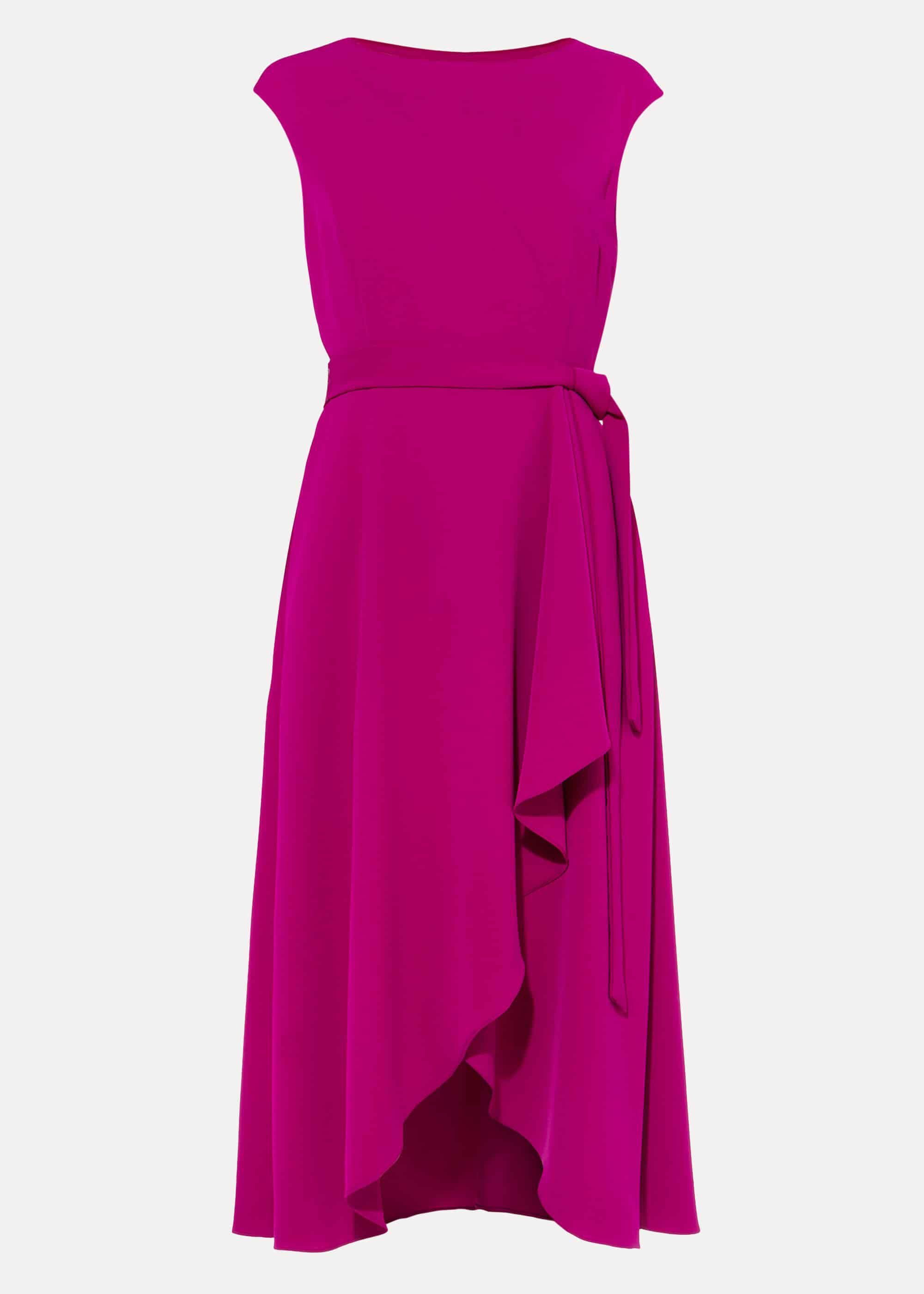 Phase eight bright plum rushelle dress online