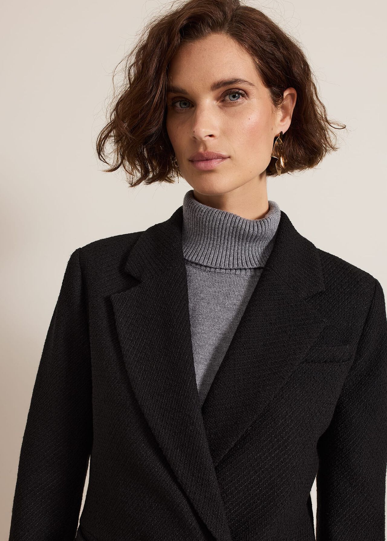 Kiana Boucle Longline Blazer