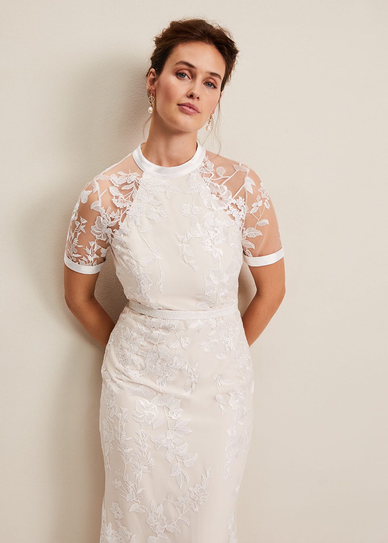 Poppy Embroidered Wedding Dress Phase Eight