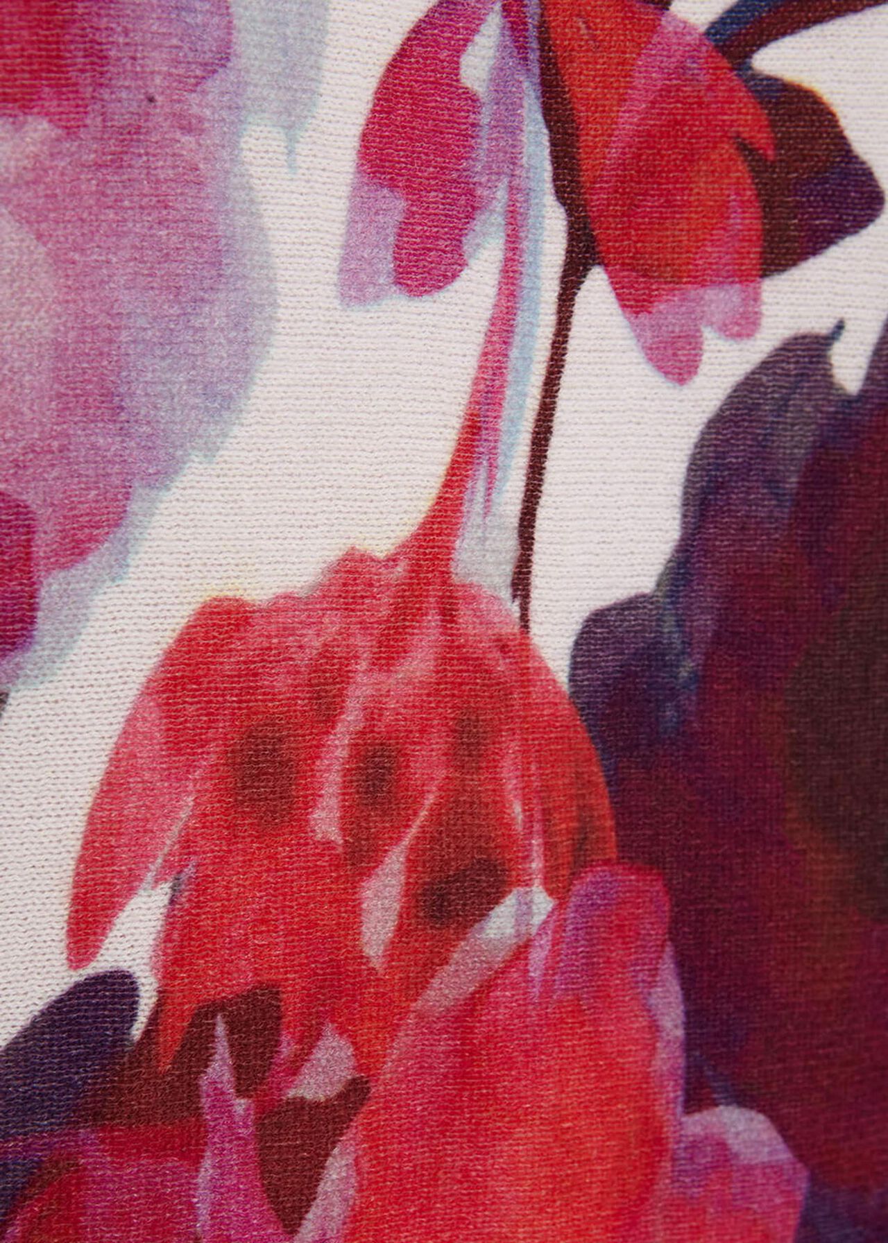 Alice Cotton Floral Print Knit Top
