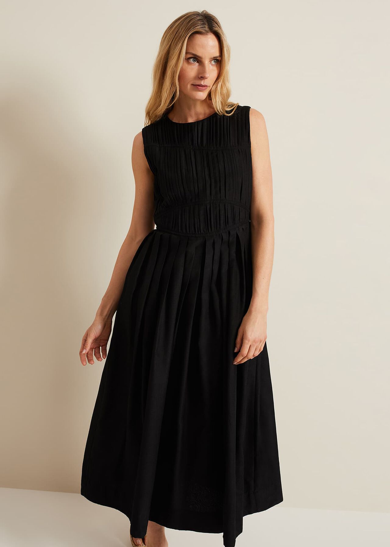Nala Black Bodice Mini Dress