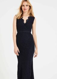 Paola Lace Fishtail Dress