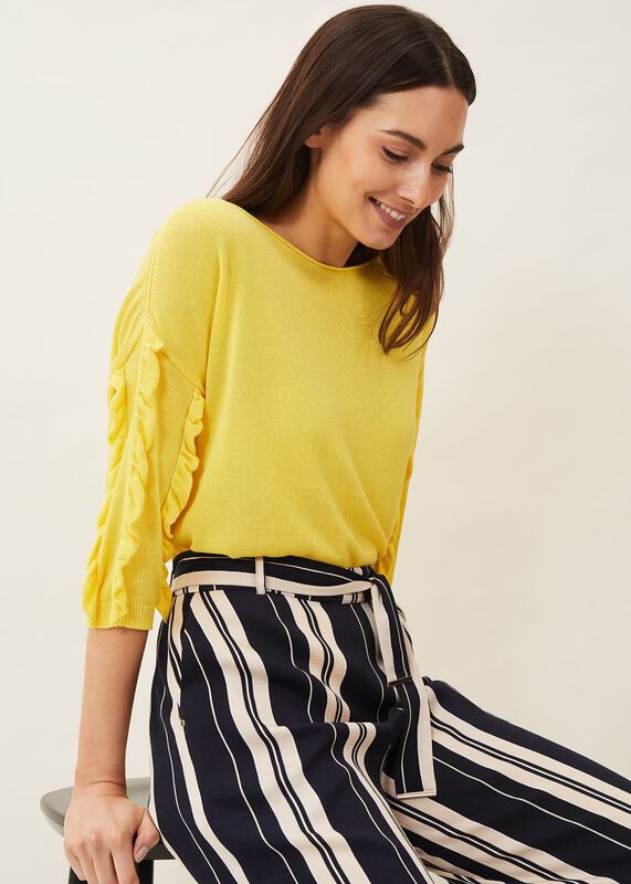 Helina Frill Sleeve Jumper
