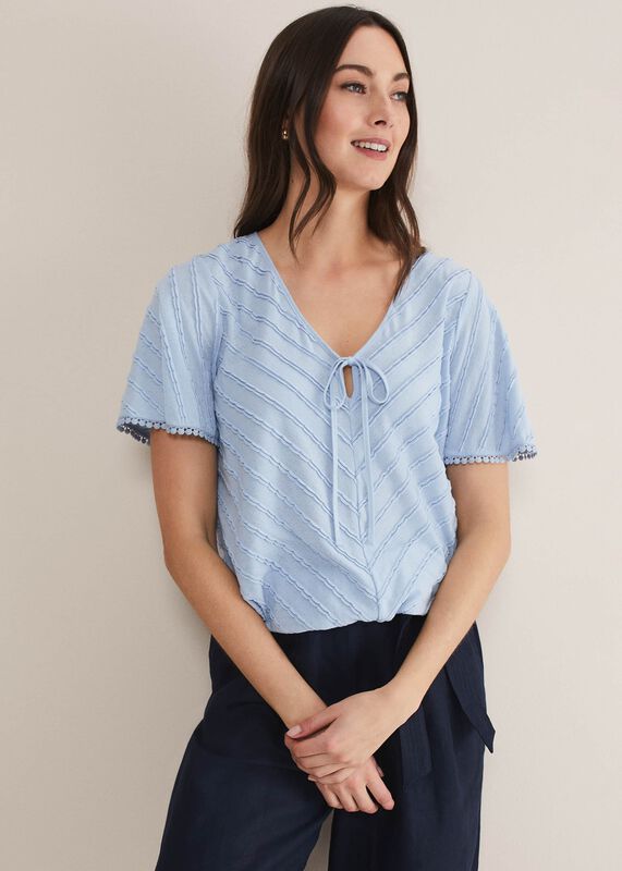 Selma Textured Top