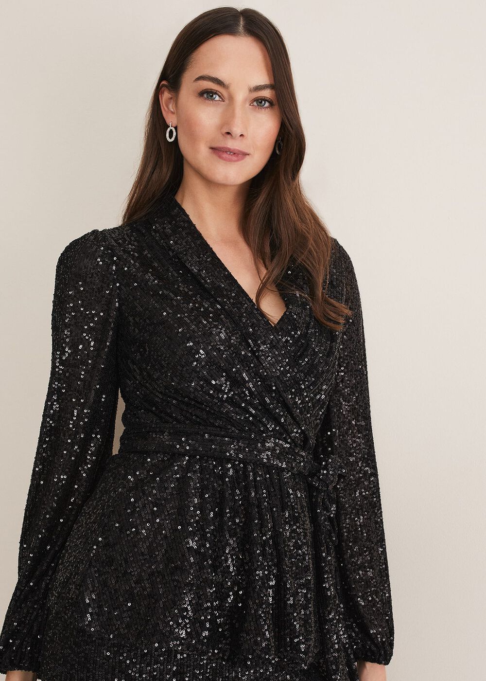 Florentine Sequin Blouse Co-Ord
