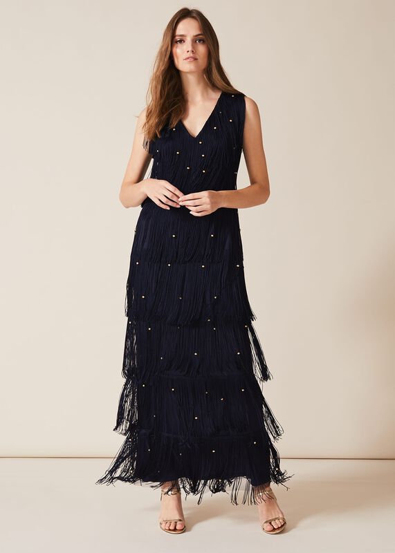 Kandice Fringe Maxi Dress