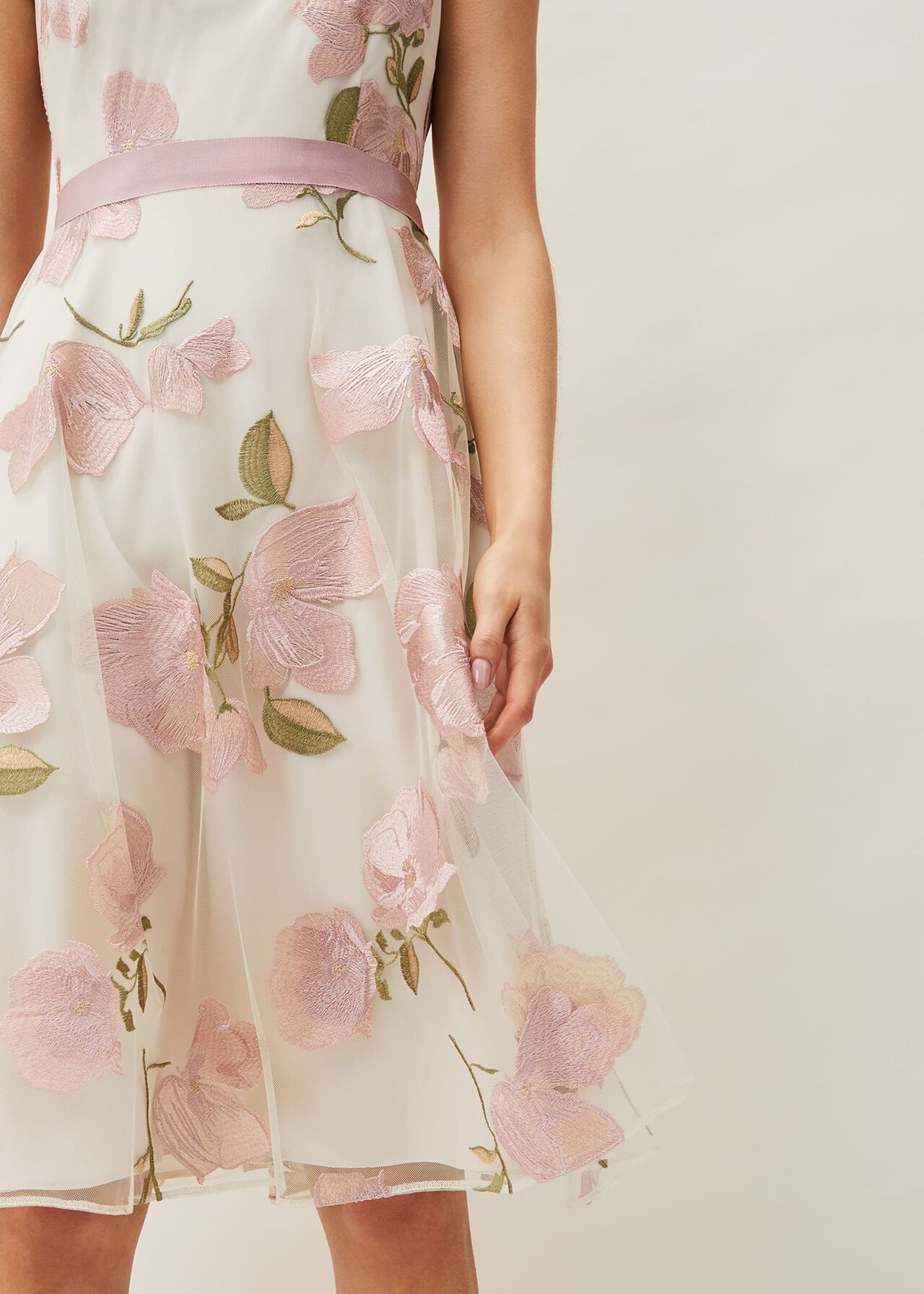 Charlotte Floral Embroidered Dress
