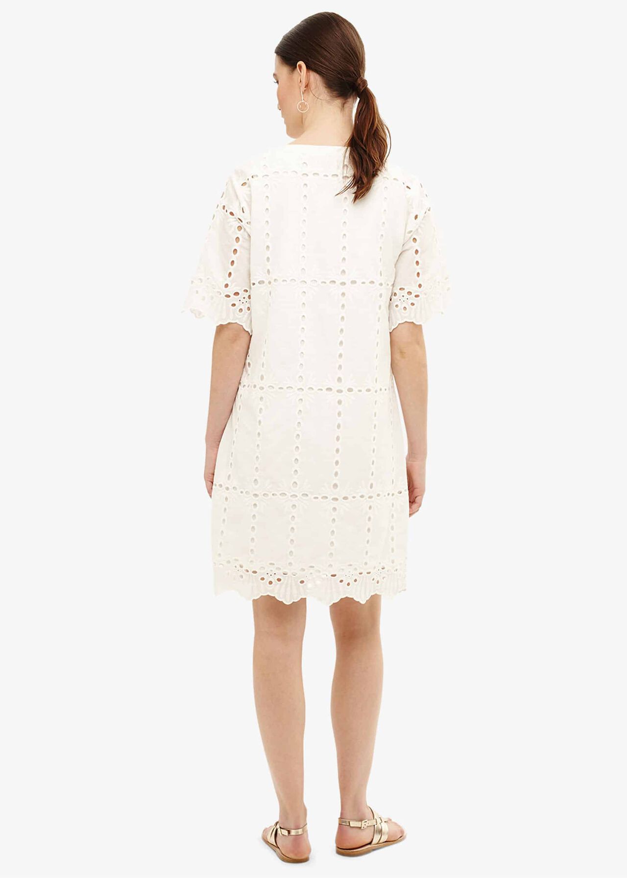 Lilith Cotton Broderie Dress