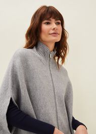 Leaha Colourblock Double Ended Zip Cape