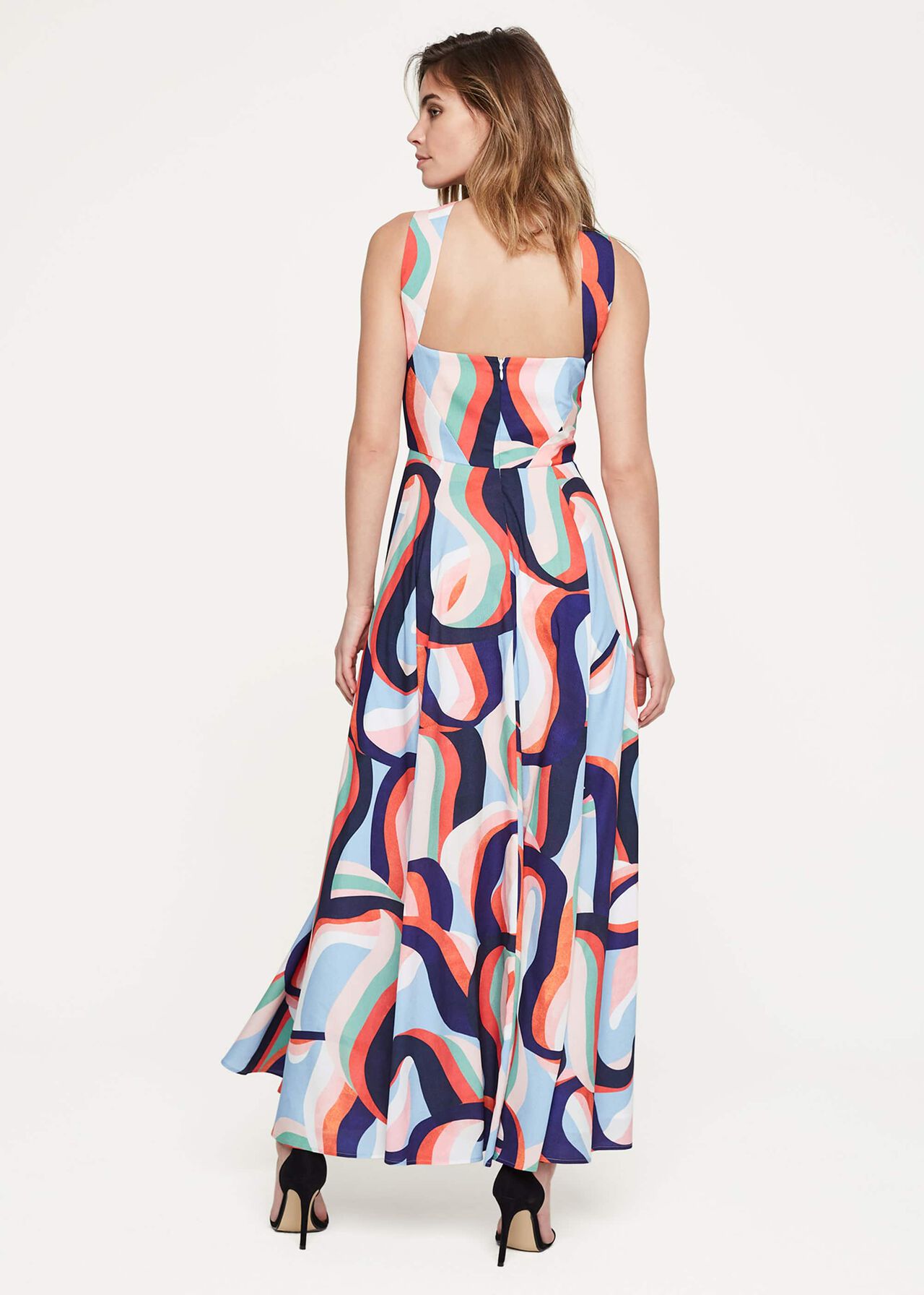 Caprice Printed Maxi Dress