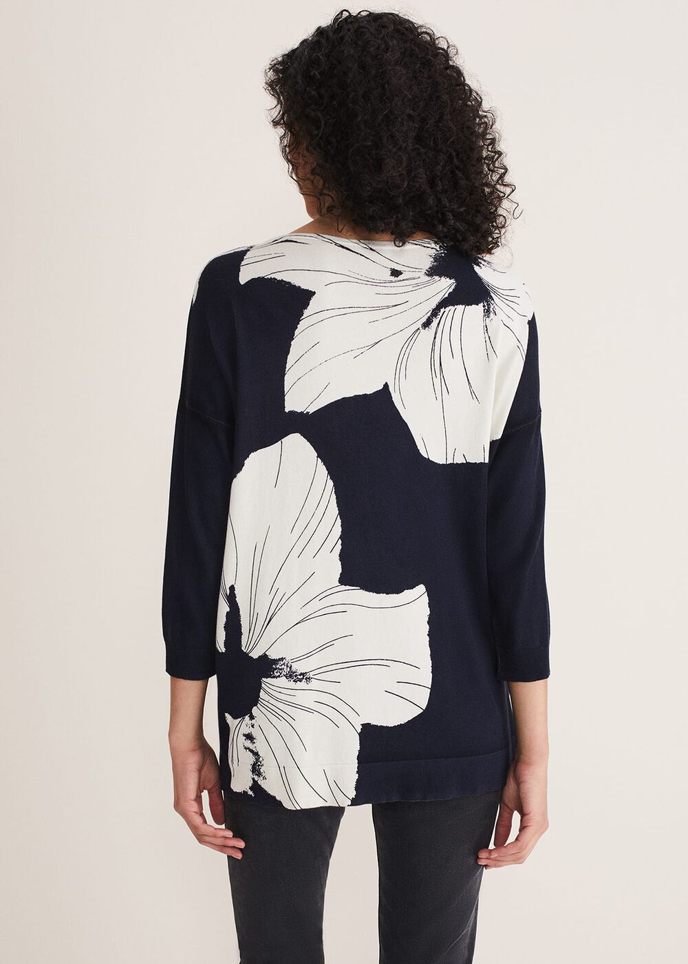 Linda Flower Print Knit
