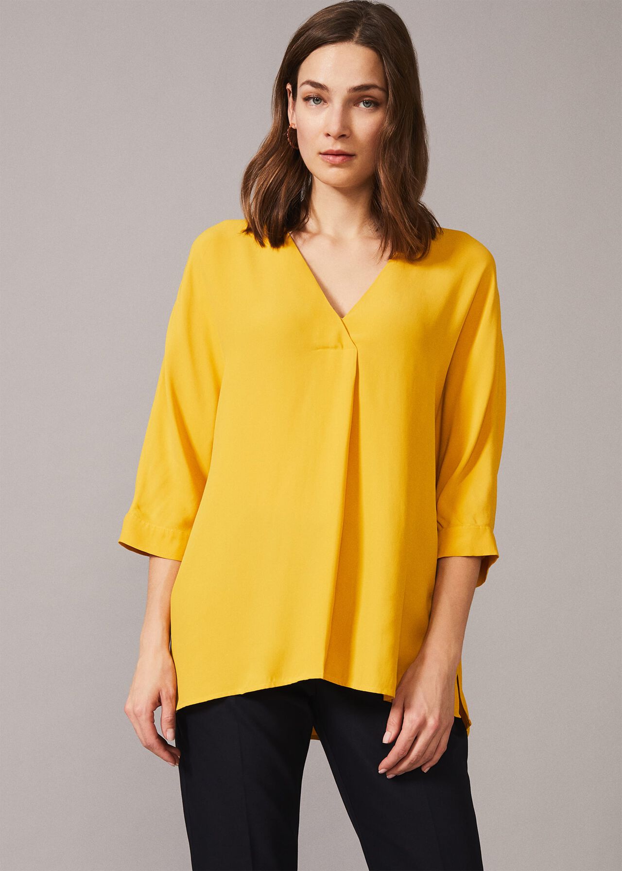 Maurica Fold Front Blouse