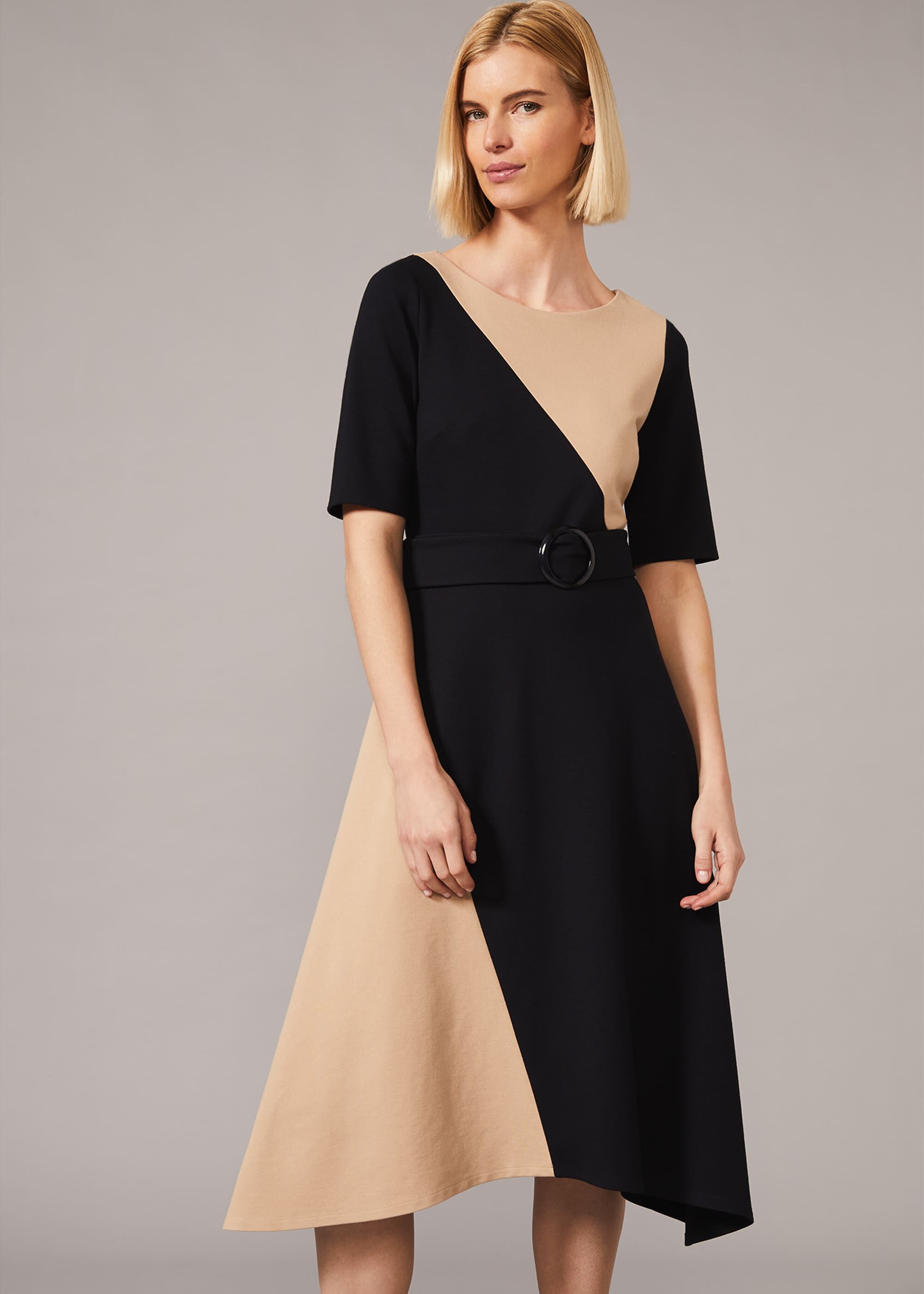 ponte swing dress