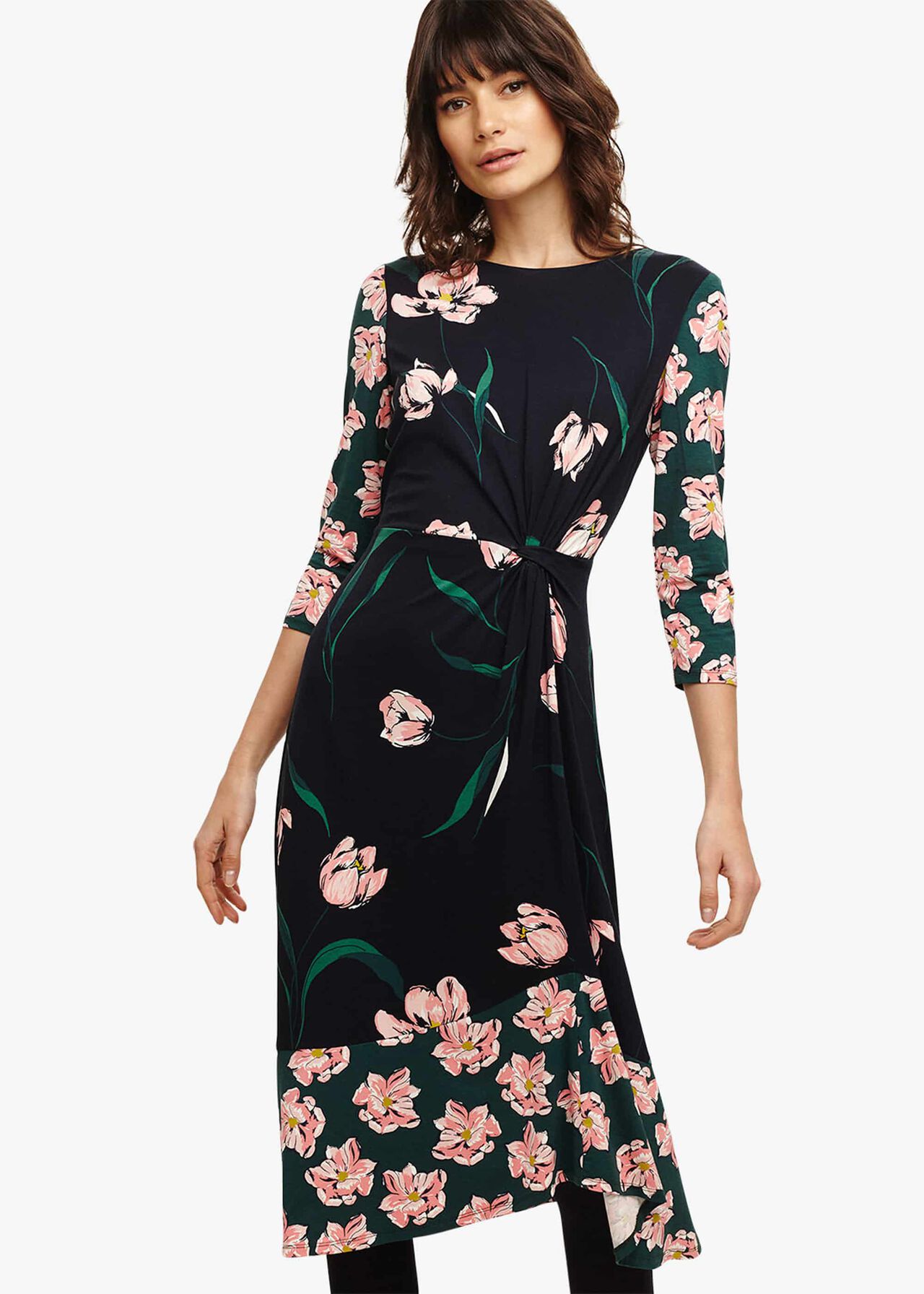 Leto Floral Print Dress