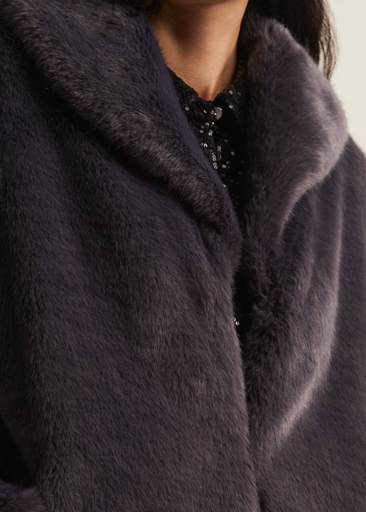 Meg Faux Fur Coat | Phase Eight UK |