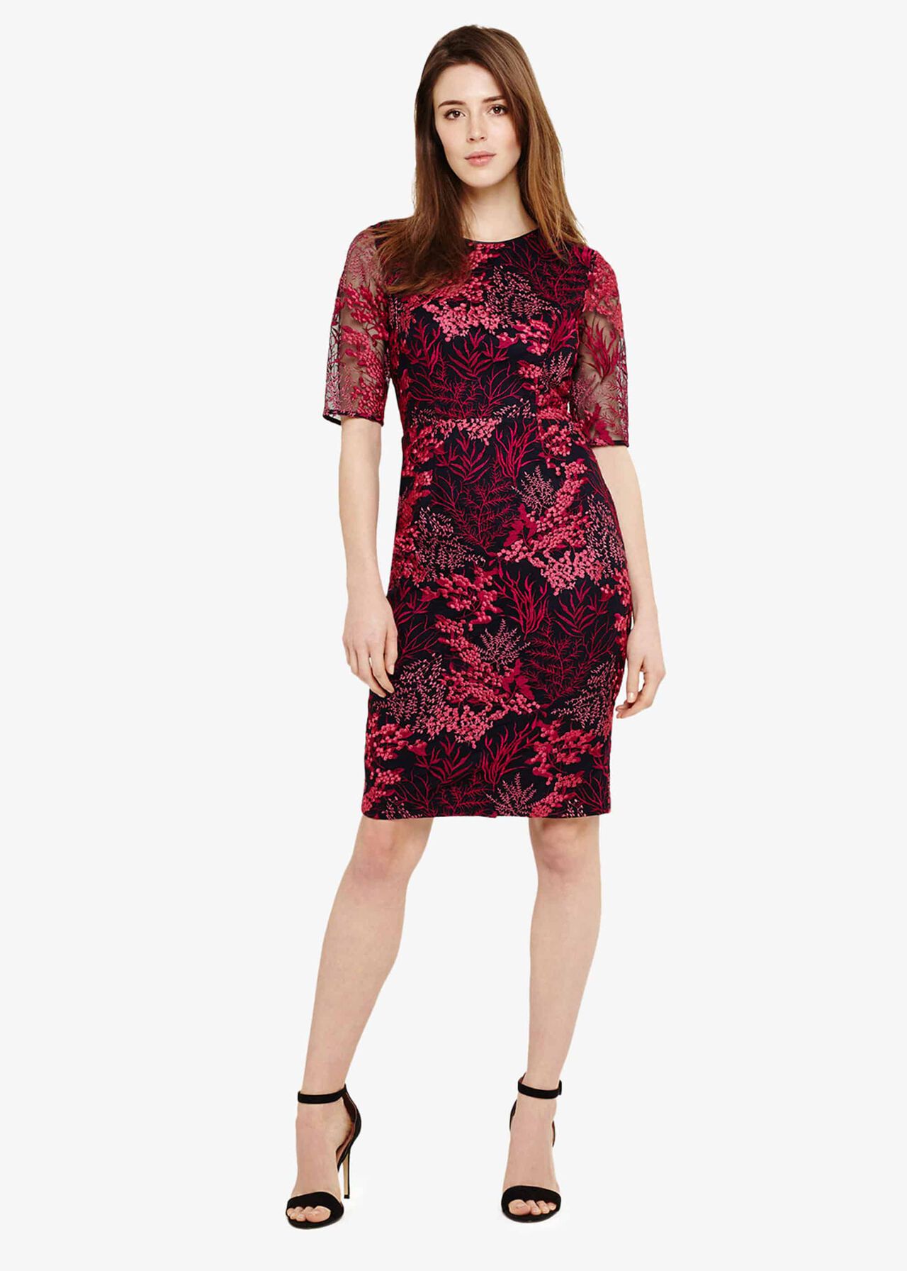 Fern Embroidered Dress