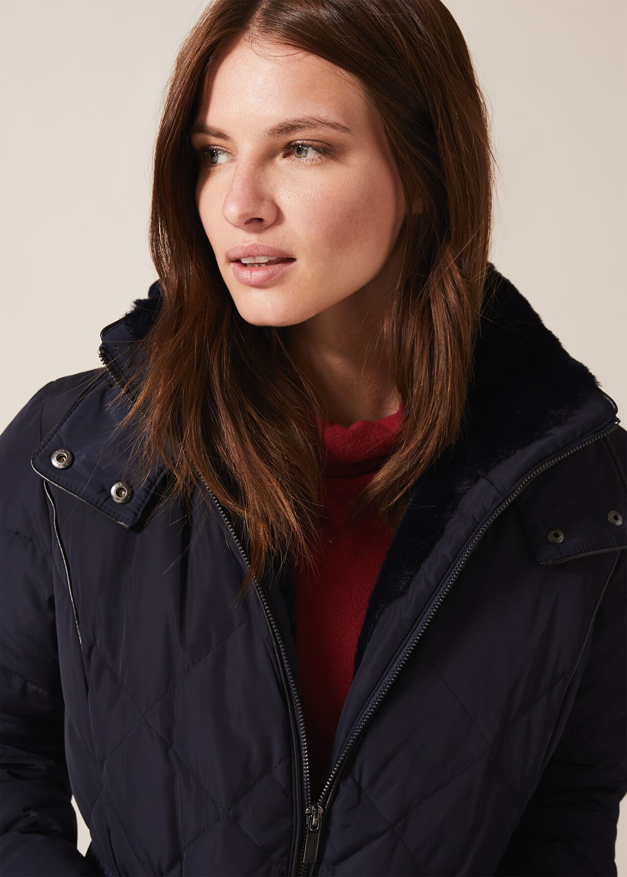 Lacey Long Fur Lined Puffer