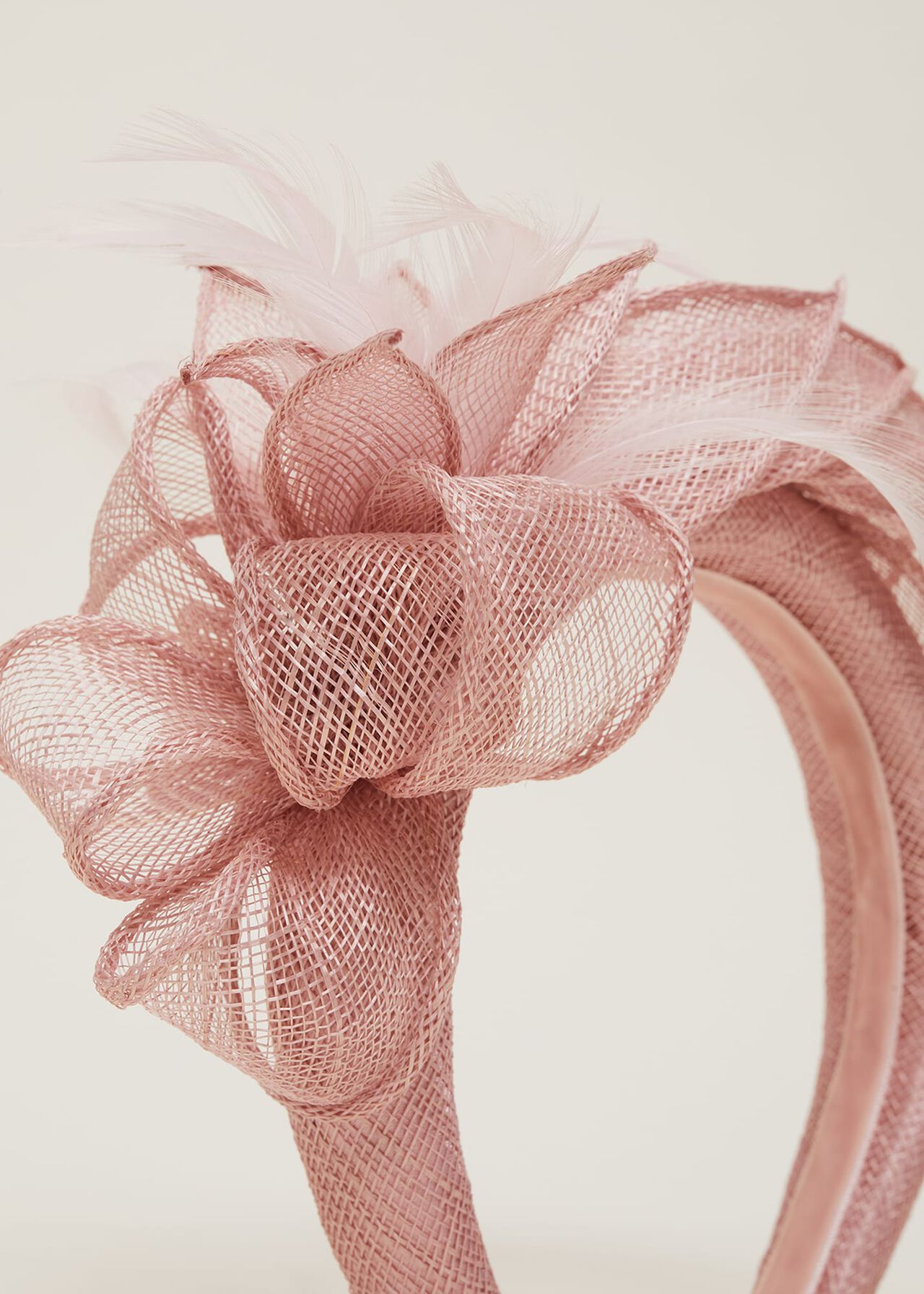 Blush Pink Flower Headband