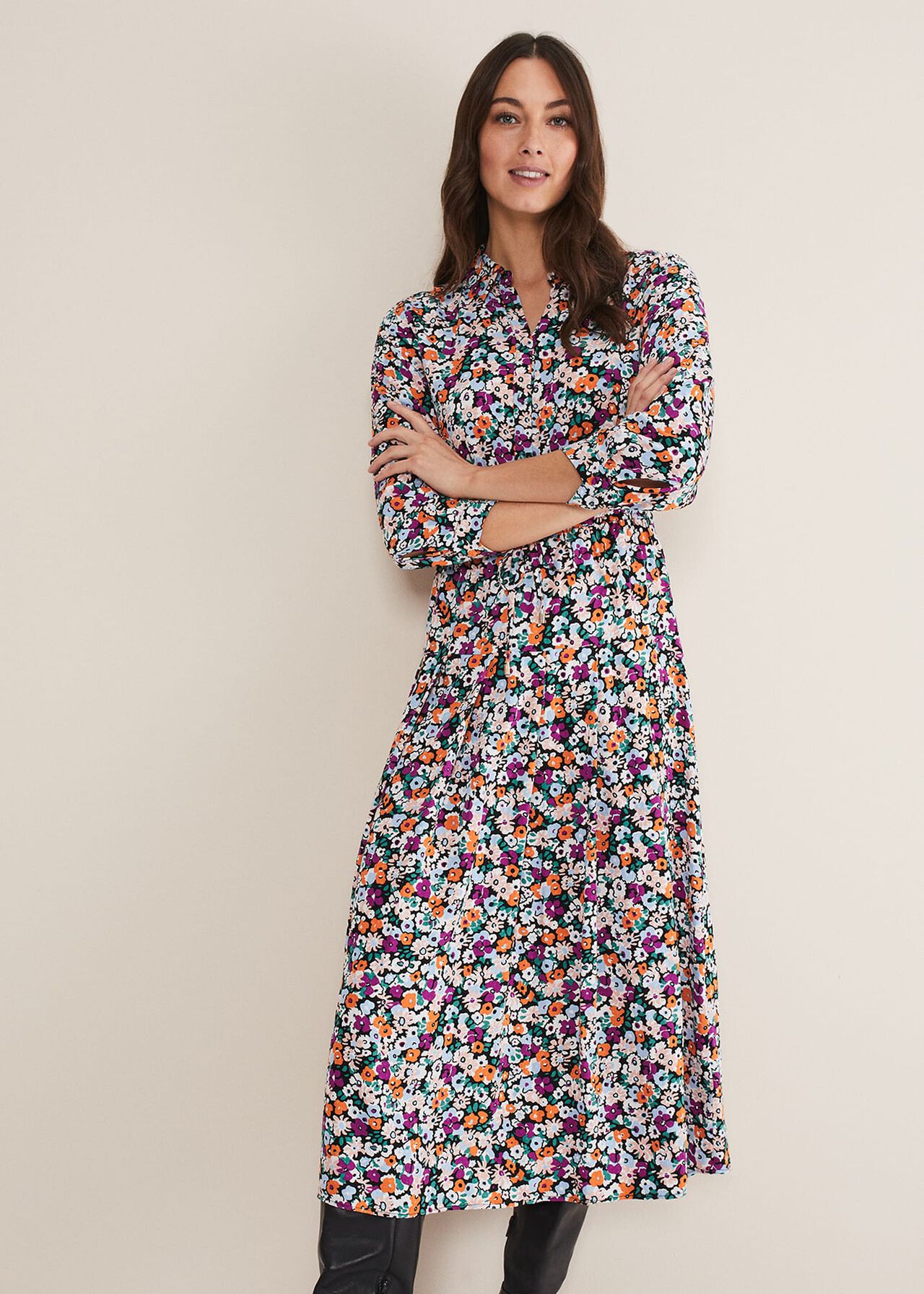 Tana Floral Midaxi Dress | Phase Eight UK