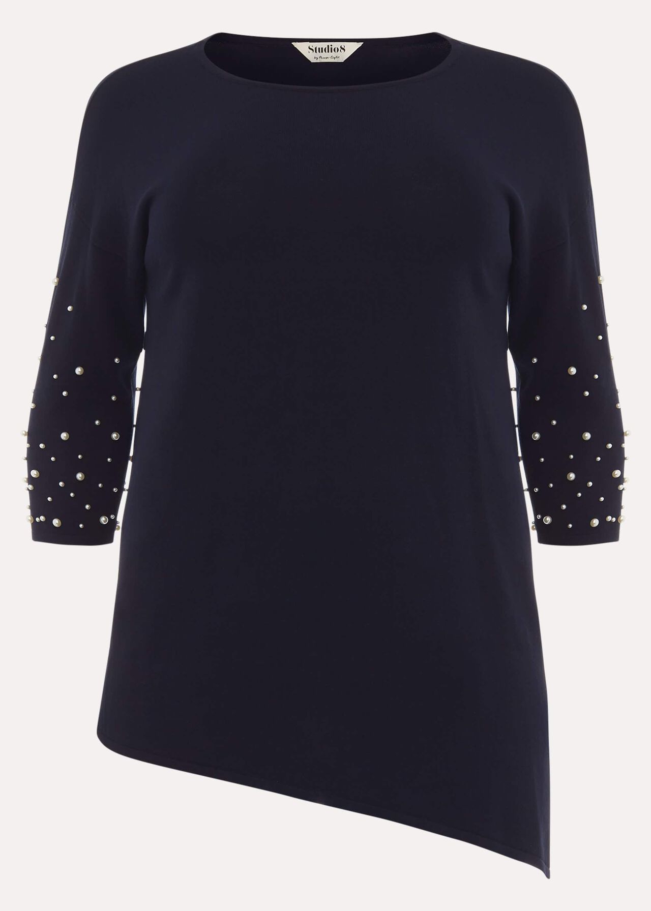Judith Pearl Embellished Knit Top