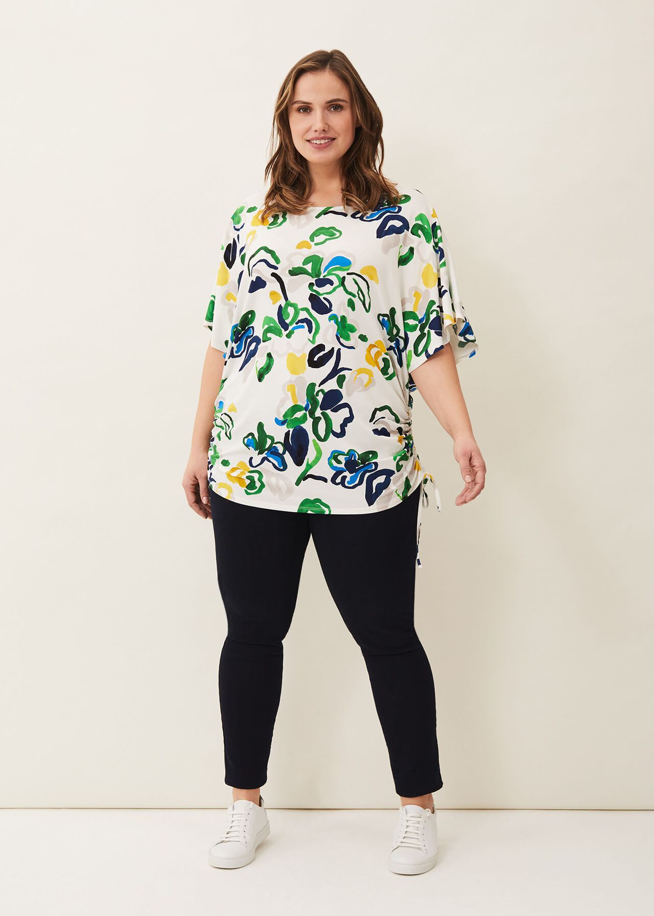 Avery Abstract Print Top