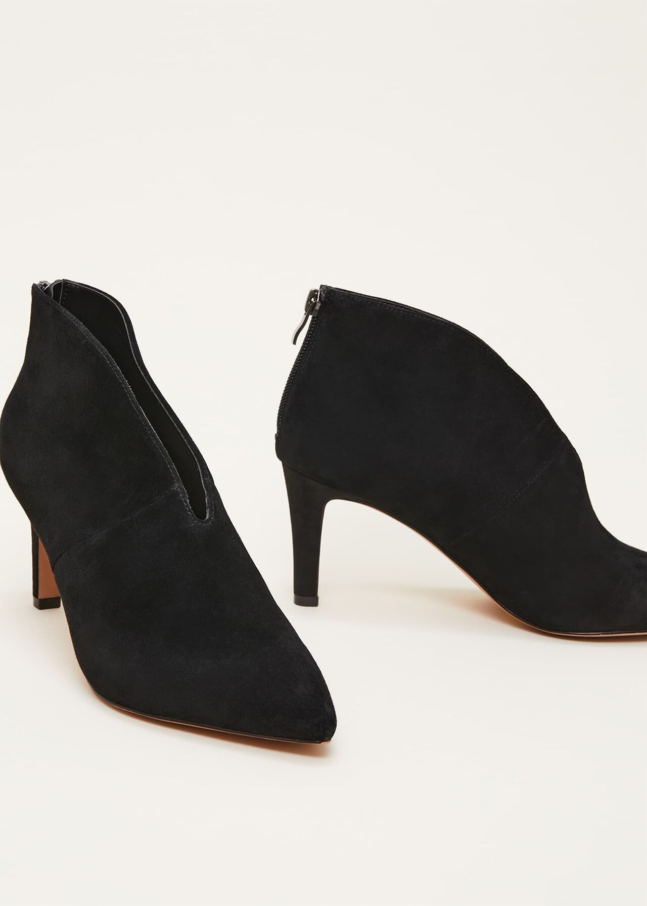 Cut Out Heeled Boots
