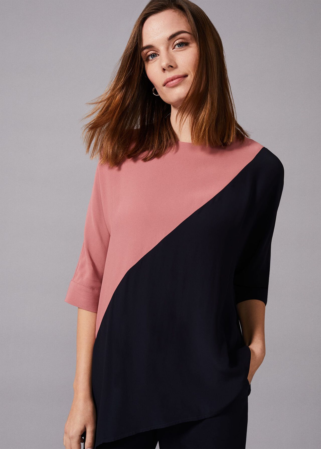 Gilly Colourblock Blouse