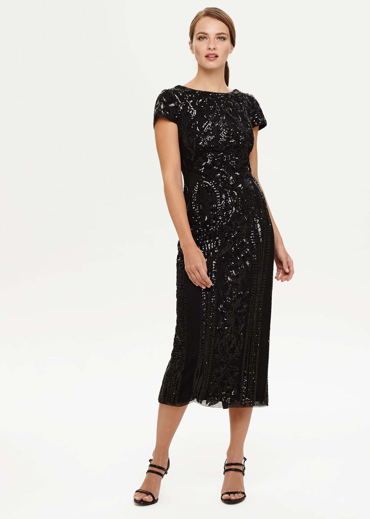 robe midi sequin
