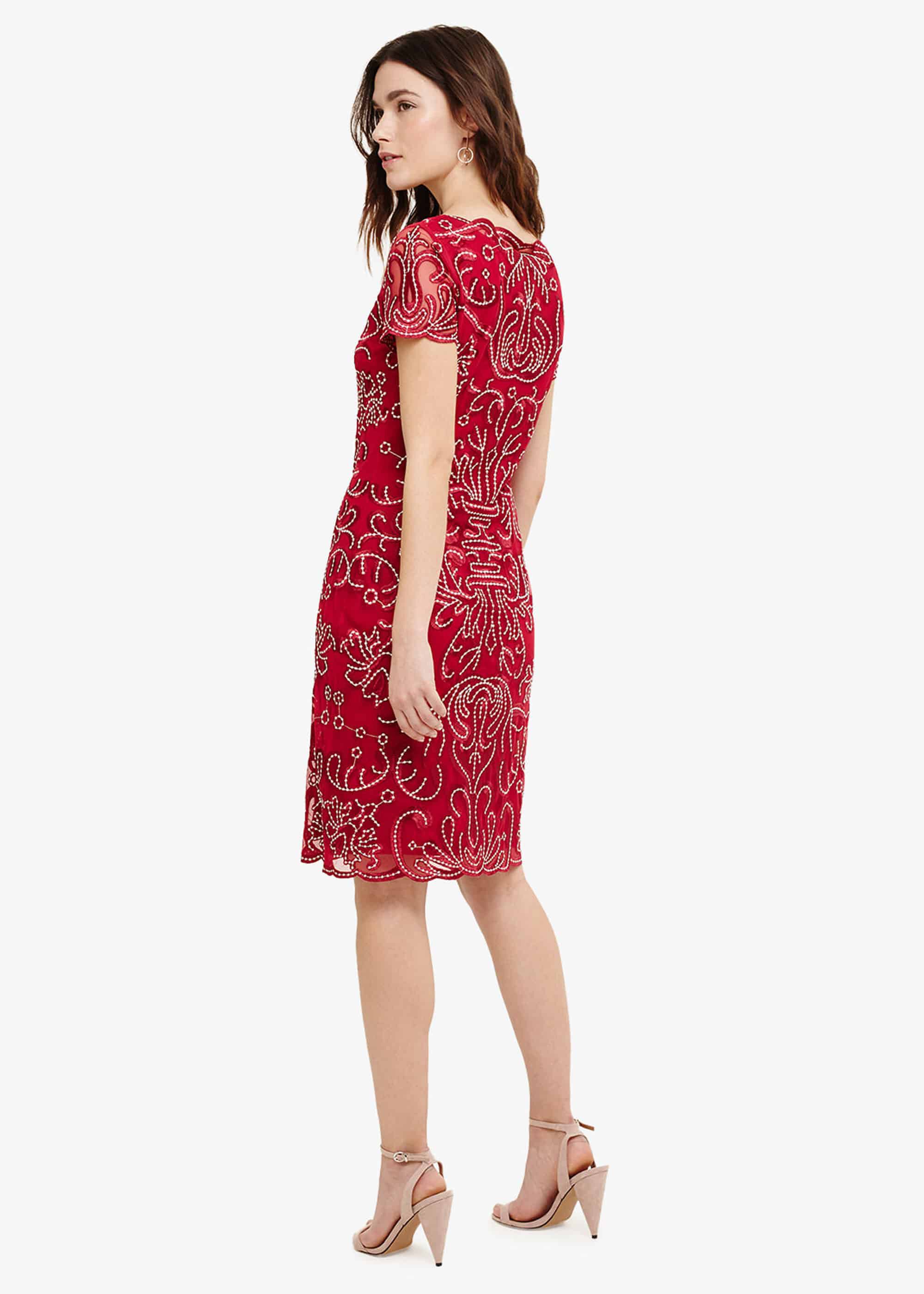 phase eight talia embroidered dress