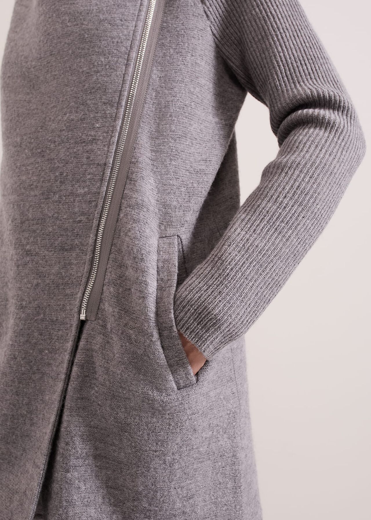 ${product-id}-Byanca Zip Knit Coat-Grey Marl-${view-type}
