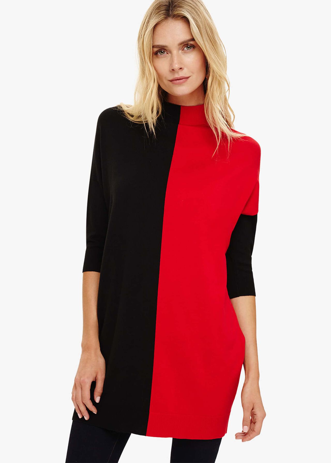 Chloe Colour Block Knitted Tunic