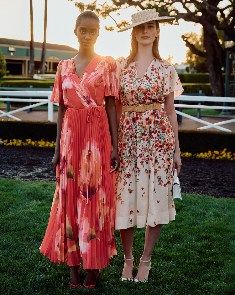 Women wearing Phase Eight dresses