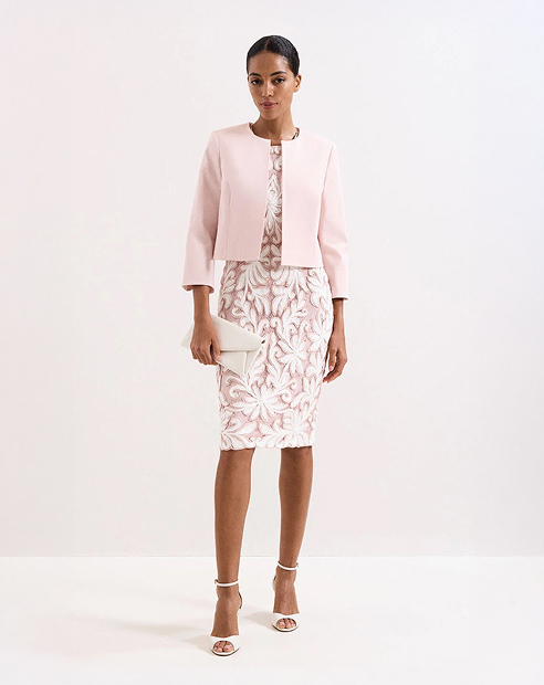 Woman wearing Phase Eight mother of the bride style