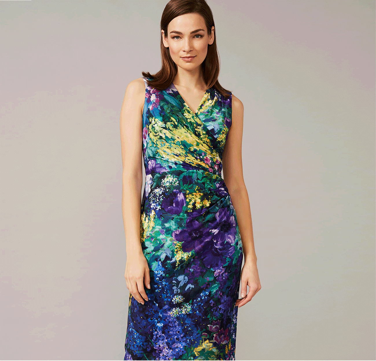 Beau Floral FItted Dress