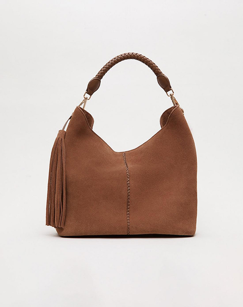 Suede Tassle Bag