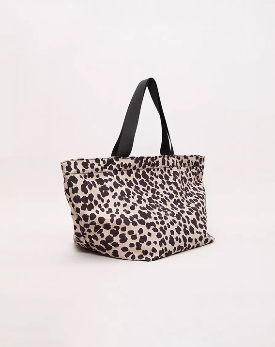 Leopard Print Beach Bag