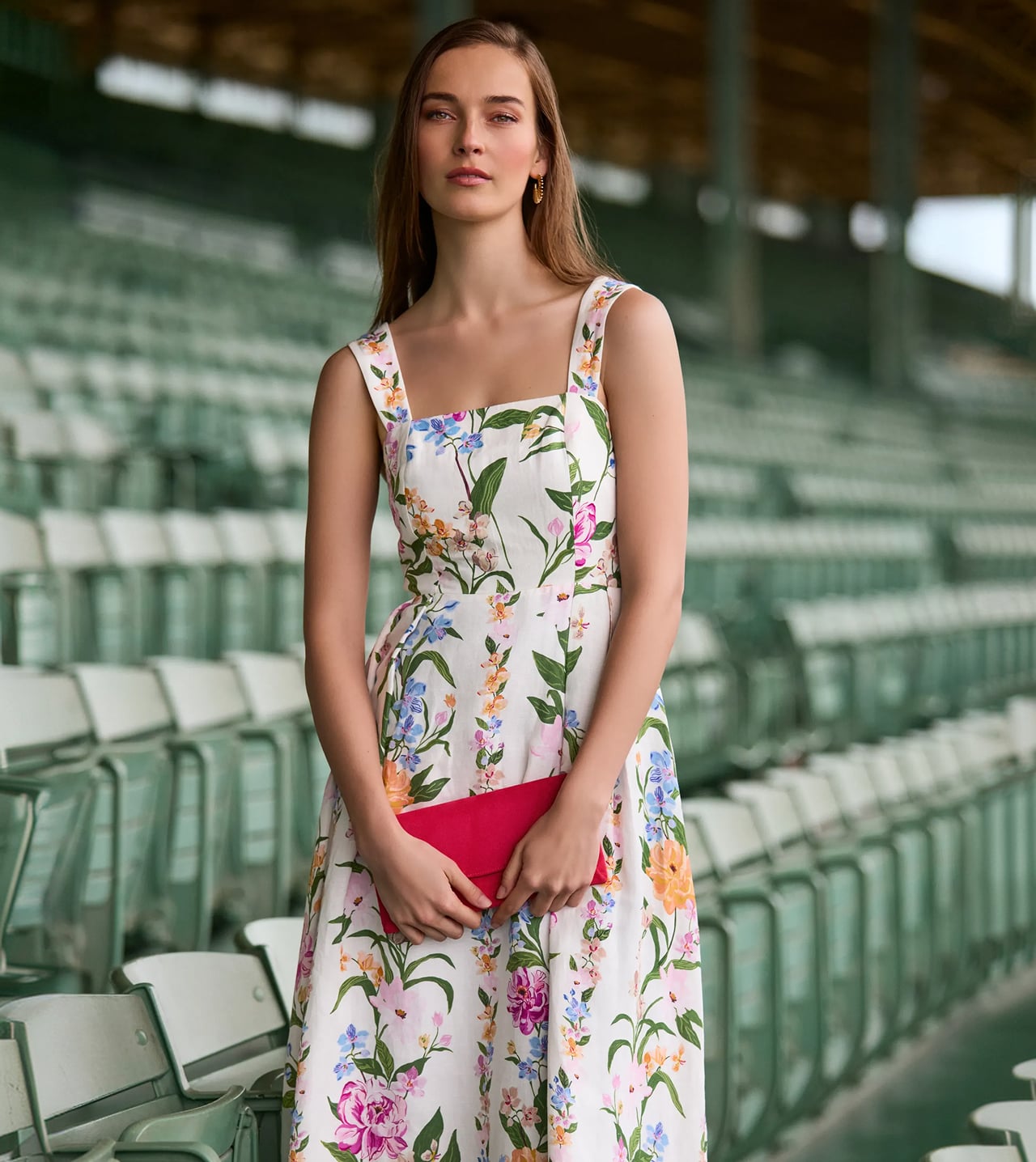 Woman wearing Phase Eight outfit
