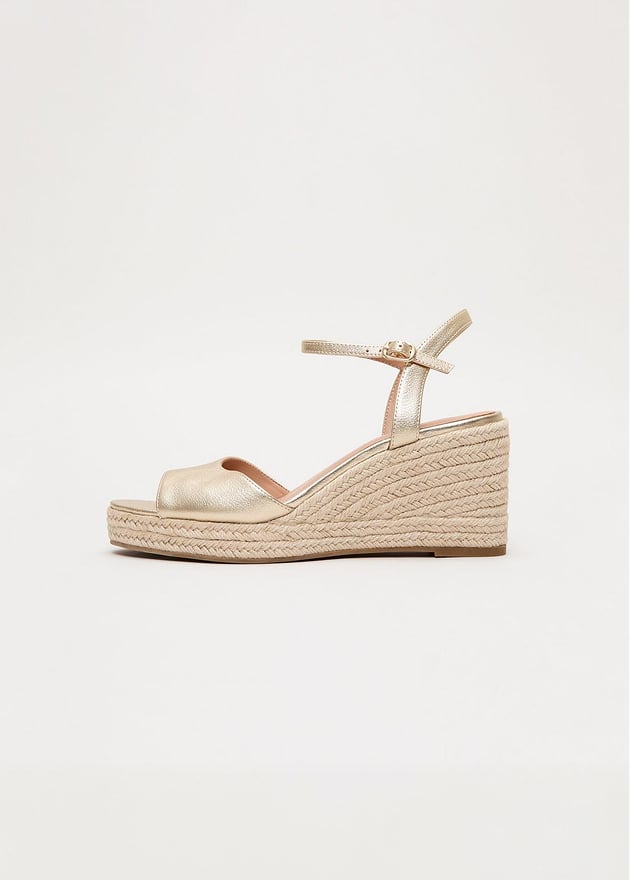 Leather Espadrille