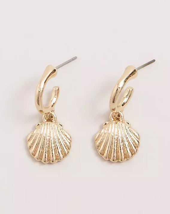 Shell Hoop Earrings