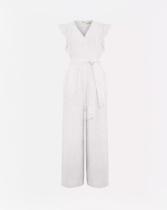 Talulah Broderie White Jumpsuit