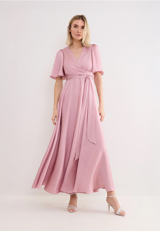 Woman wearing Phase Eight dress