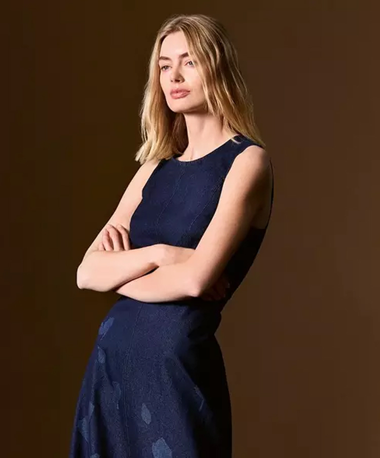 Woman in Phase Eight dress