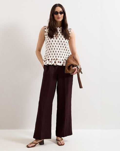 Zoey Linen Trouser